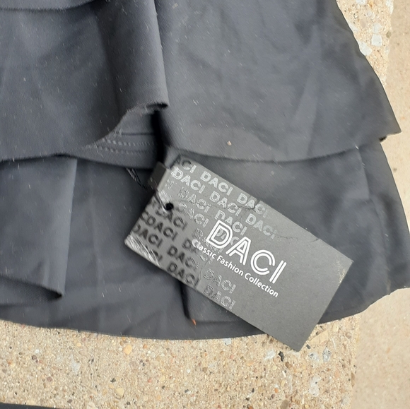 BLACK RUFFLE TOP BIKINI NEW SZ XL - Picture 4 of 6